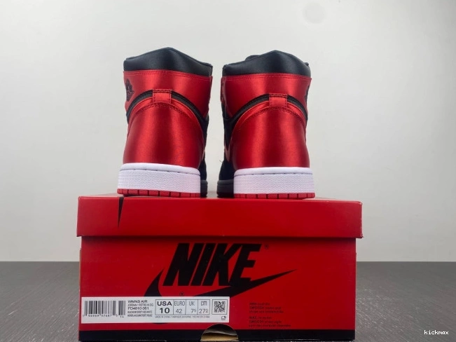 Rep MAX Jordan Air OG Satin FD4810-061 WMNS 1 High Bred 0810
